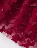 Bust 3D Butterfly Flying Sleeve Dress