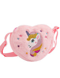 Cartoon Unicorn Embroidered Shoulder Bag