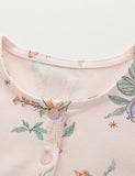 Cute Fairy Print Crew Neck Dress
