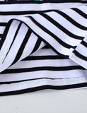 Construction Car Applique Striped Long Sleeve T-Shirt