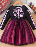 Halloween Skeleton Tulle Dress