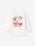 Christmas Cute Printed Long Sleeve T-Shirt