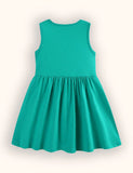 Flower Fairy Embroidered Cotton Dress