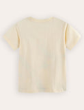 Cute Unicorn Rainbow Print T-Shirt