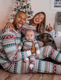 Fair Isle Christmas Pattern Family Matching Pajamas