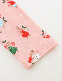Christmas Tree Print Long-sleeved Dress