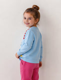 Applique Long Sleeves Sweatshirt