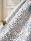 Versailles Gold and Silver Silk Heavy Industry Jacquard Dress