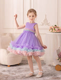 Rainbow Fluffy Tulle Dress
