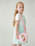 Cartoon Unicorn Embroidered Shoulder Bag