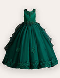 Pearl Trailing Evening Wedding Dress