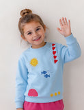 Applique Long Sleeves Sweatshirt