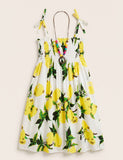 Bohemian Print Family Matching Dress