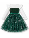 Tulle Print Bow Dress