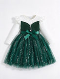 Tulle Print Bow Dress