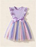 Starry Sky Gradual Change Tulle Princess Dress