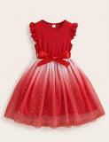 Party Birthday Bow Tulle Dress