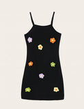 3D Hand-crocheted Floral Sundress