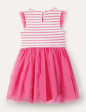 Elephant&Tree Applique Tulle Dress