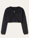 Bow Hollow out Sweater Cardigan - Mini Taylor