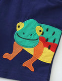 Lizard Broderede Shorts