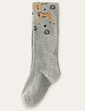 Cute Elk Knitted Printed Leggings - Mini Taylor