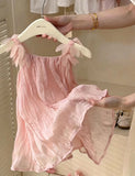 Pink Suspender Fairy Dress