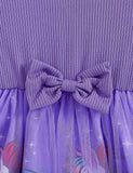 Rainbow Unicorn Print Tulle Dress