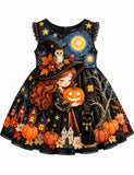 Starry Night Little Witch Halloween Dress