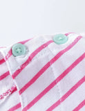 Flamingo Striped Appliqué Dress - Mini Taylor