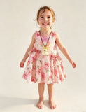 Cute Bow Print Dress