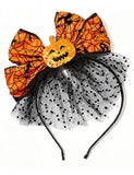 Halloween Black Cat & Pumpkin Tulle Party Dress
