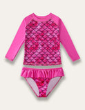 Mermaid Print Swim Suit - Mini Taylor