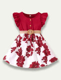 Pleated Sleeveless Flower Printed Dress - Mini Taylor