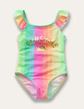 Rainbow One Piece Swimsuit - Mini Taylor