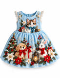Christmas Woodland Friends Gift Party Dress