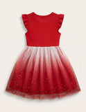 Party Birthday Bow Tulle Dress