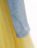Snow White Mesh Party Dress - Mini Taylor