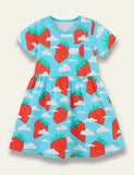 Strawberry Cloud Print Dress - Mini Taylor
