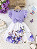 Butterfly Print Dress