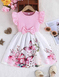 Butterfly Print Dress