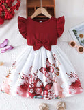 Butterfly Print Dress