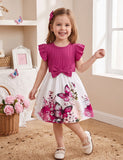 Butterfly Print Dress