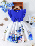 Butterfly Print Dress