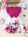 Butterfly Print Dress