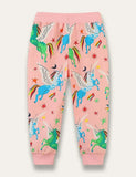 Unicorn Print Sweatpants - Mini Taylor