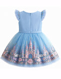 Unicorn Applique  Dream Castle Tulle Party Dress