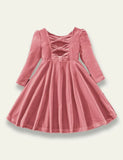 Velvet Bow Princess Dress - Mini Taylor