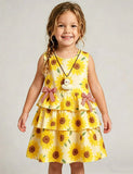 Cute Bow Print Dress